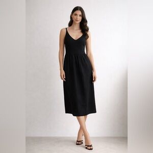 Zara Black Midi Dress